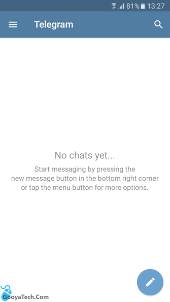 صفحه اصلی تلگرام