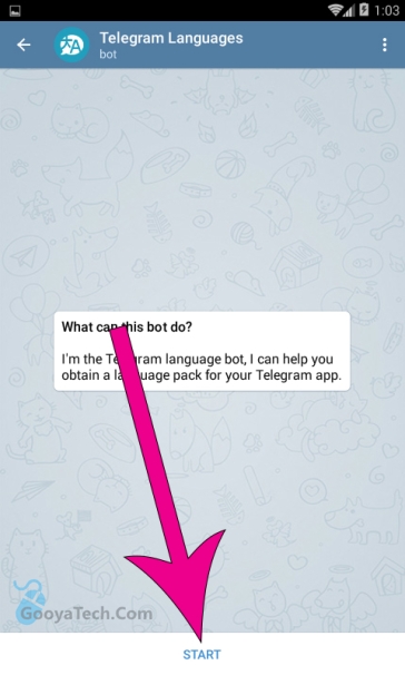 ربات فارسی کردن تلگرام