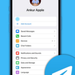 اضافه کردن اکانت جدید و استفاده همزمان در تلگرام