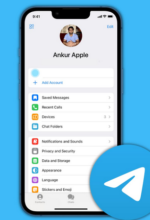 اضافه کردن اکانت جدید و استفاده همزمان در تلگرام