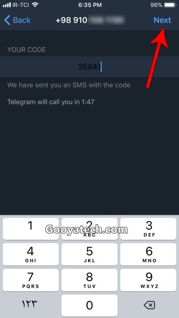 آموزش تغییر شماره تلگرام