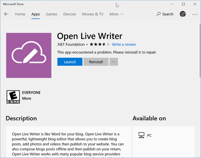 رفع ارور “This App Can’t Open” در ویندوز 10 از استور مایکروسافت