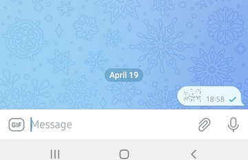 آموزش ارسال پیام مخفی و دارای پوشش در تلگرام