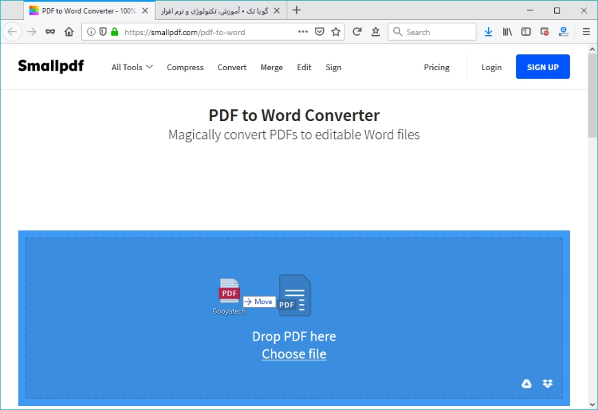 استفاده از ابزار‌های آنلاین برای تبدیل فایل پی دی اف به ورد