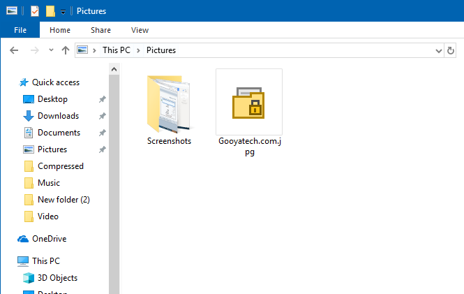 پوشه قفل شده در ویندوز با EncryptOnClick 