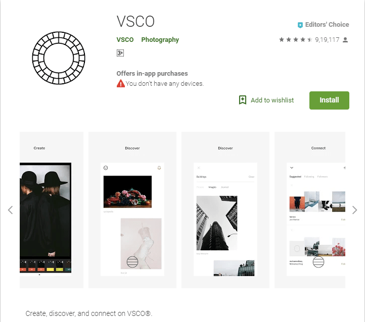 VSCO اندروید