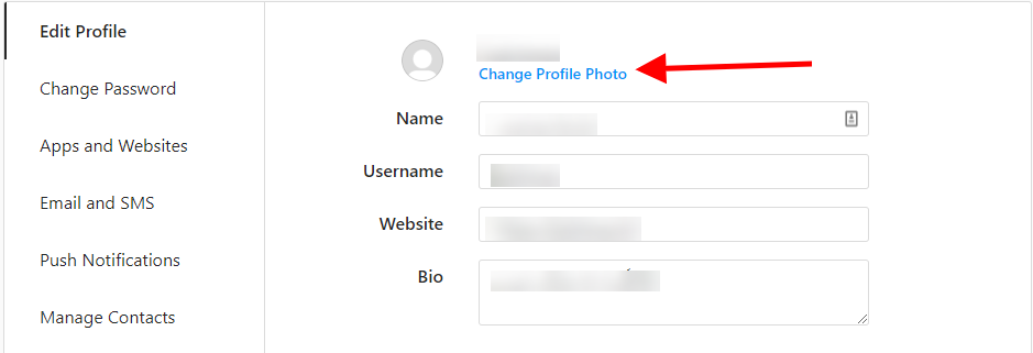 عوض نشدن عکس پروفایل ایستاگرام نسخه وب