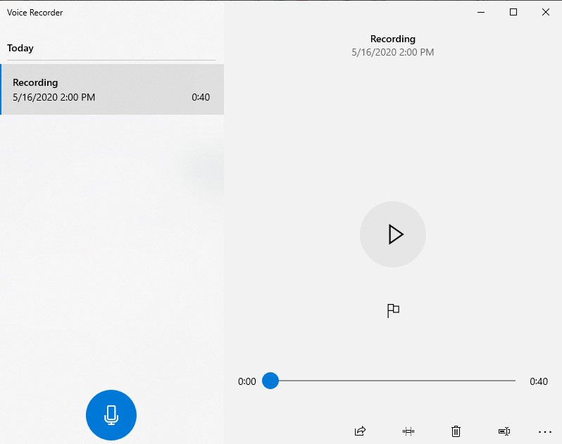 استفاده از Voice Recorder برای ضبط صدا در ویندوز 10