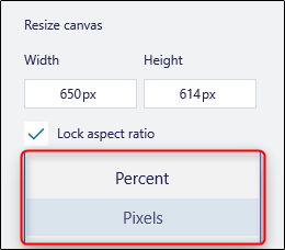 Resize image with canvas