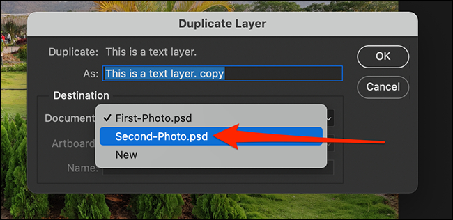 آموزش کپی کردن لایه‌ها در فتوشاپ Photoshop