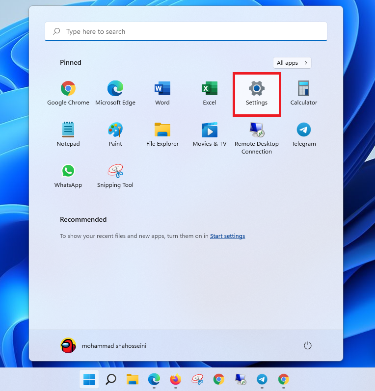  آموزش بازکردن تنظیمات ویندوز 11 - windows 11 settings
