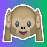 شکلک میمون دست روی گوش ها 🙉 معنی اش چیست؟