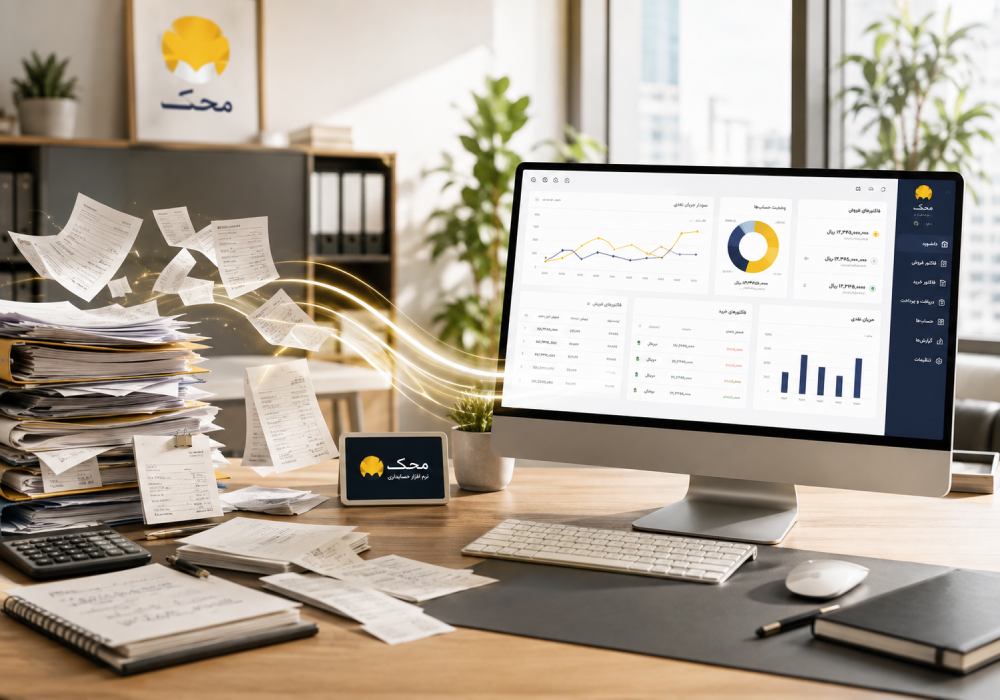 نقش نرم افزار حسابداری محک در ساده‌تر شدن مدیریت مالی کسب‌ و کارها