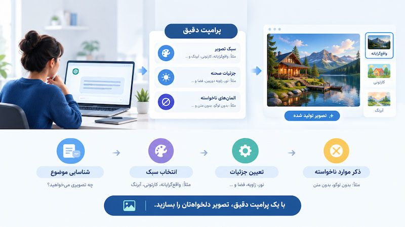 پرامپت نویسی حرفهای در چت جی پی تی (ChatGPT) | آموزش کامل 1 آموزش پرامپت برای تصاویر
